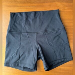 Lululemon Athletica Black High Waist Shorts